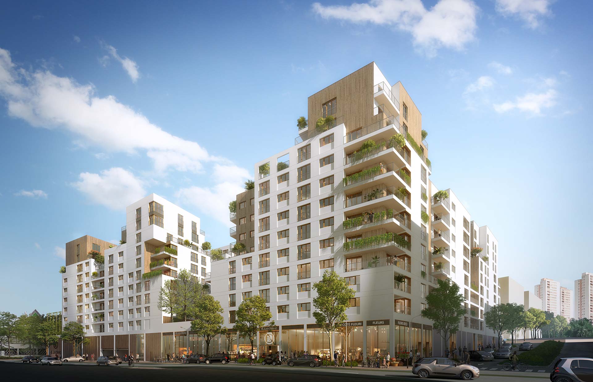 Rosny-sous-Bois <br>Eco quartier – Zac des Coteaux Beauclair